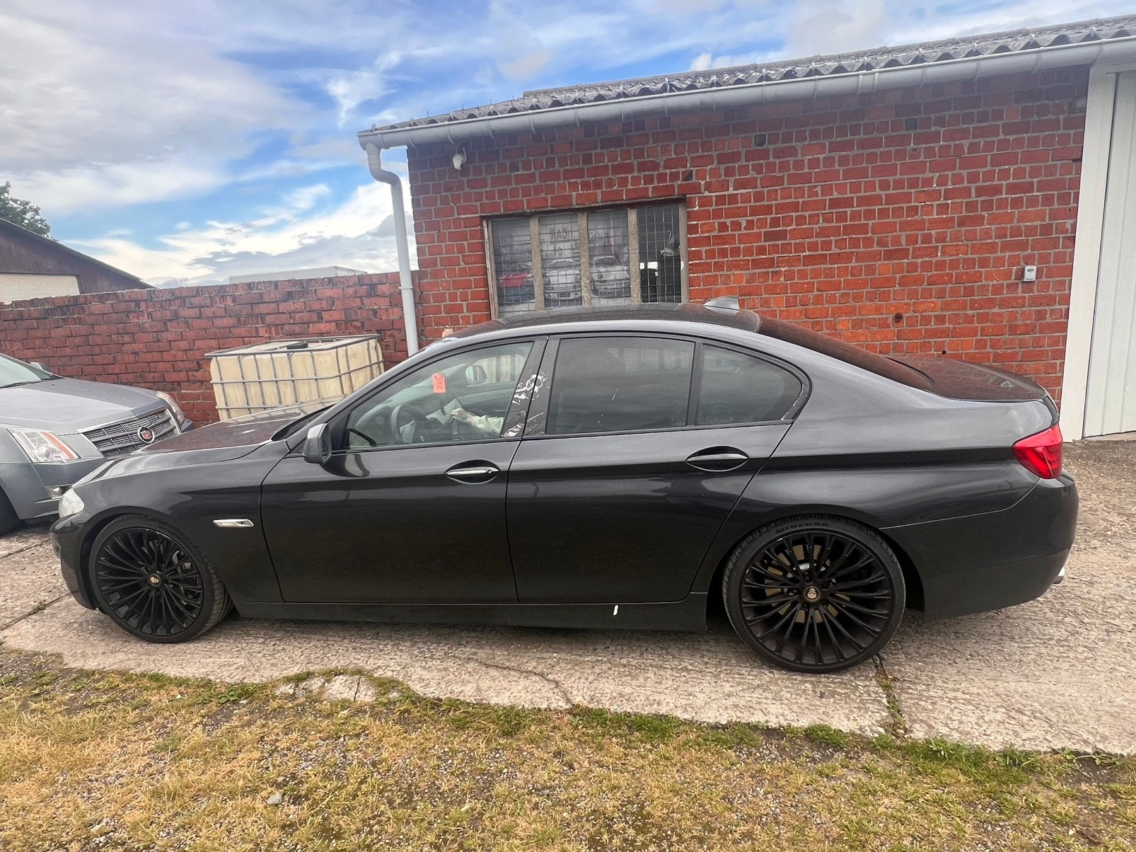 BMW 525d F10 Avec inspection ! ! ! !, Autos, Cuir, Euro 5, 4 portes, Noir