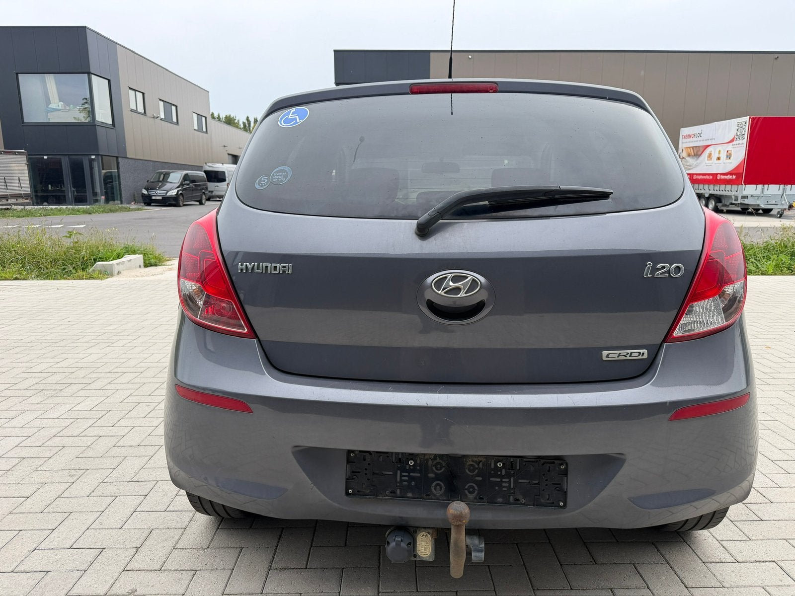 Hyundai i20   1.2 diesel van 2015,, Autos, Argent ou Gris, Euro 6, Entreprise, Boîte manuelle
