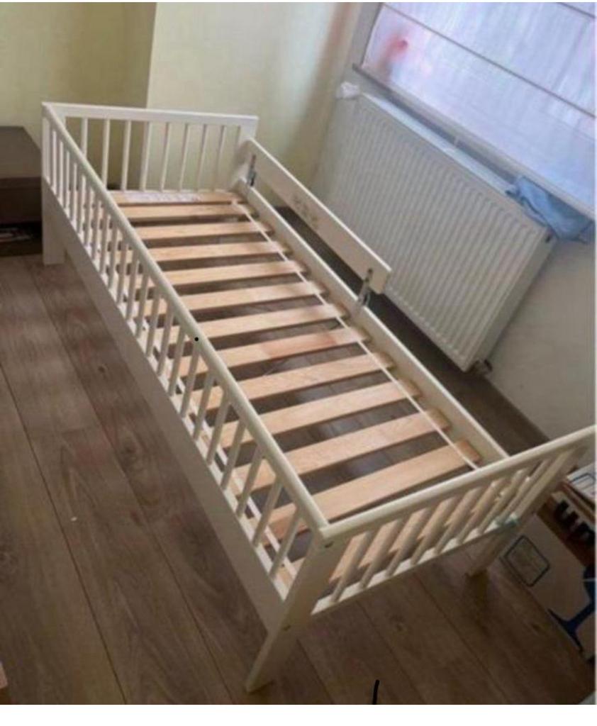 Lit enfant, Kinderen en Baby's, Kinderkamer | Bedden, Zo goed als nieuw, Matras, Ophalen