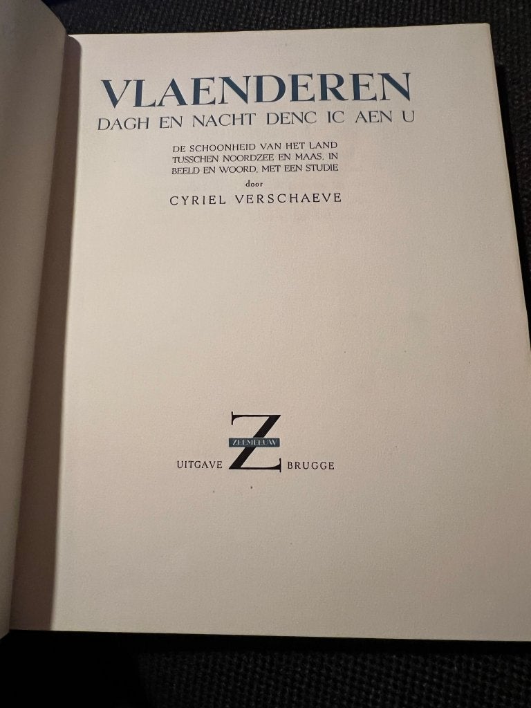 Vlaenderen dagh en nacht denc ic aen u! - Cyriel Verschaeve, Ophalen of Verzenden, Cyriel Verschaeve