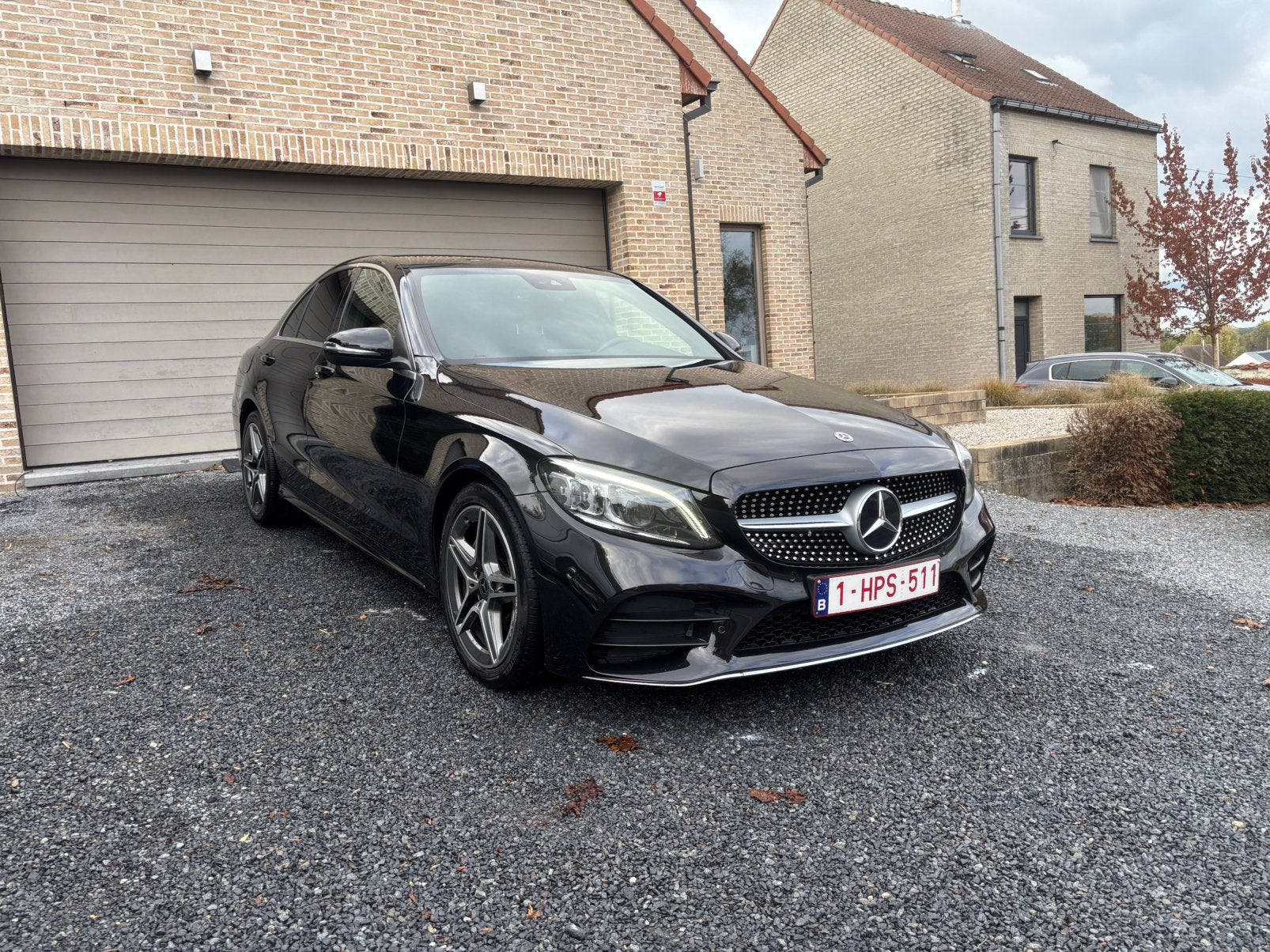 Mercedes c180 benzine AMG line manueel, Autos, Cuir et Alcantara, Achat, Euro 6, Boîte manuelle