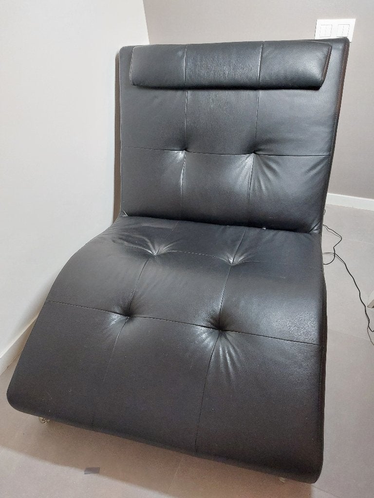 Relaxzetel duo, Huis en Inrichting, Ophalen, Zo goed als nieuw, Leer