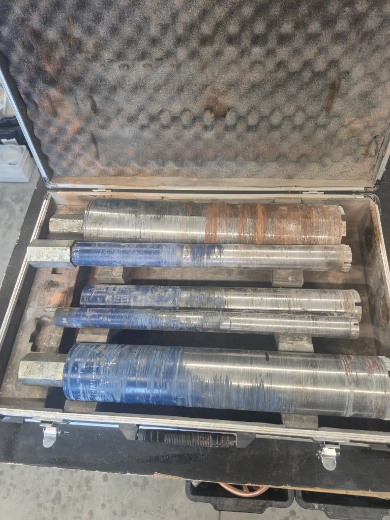 Carat Diamantboor set, Doe-het-zelf en Bouw, Gereedschap | Boormachines, Ophalen, Gebruikt, Boormachine