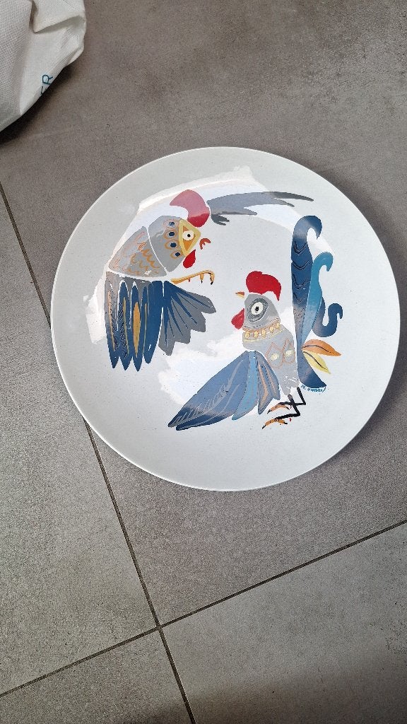 Assiette ceramique, Antiquités & Art, Enlèvement