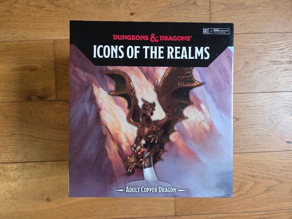 Dungeons and Dragons (DND): Adult Copper Dragon, Hobby & Loisirs créatifs, Neuf, Peint, Enlèvement ou Envoi, Figurine(s)
