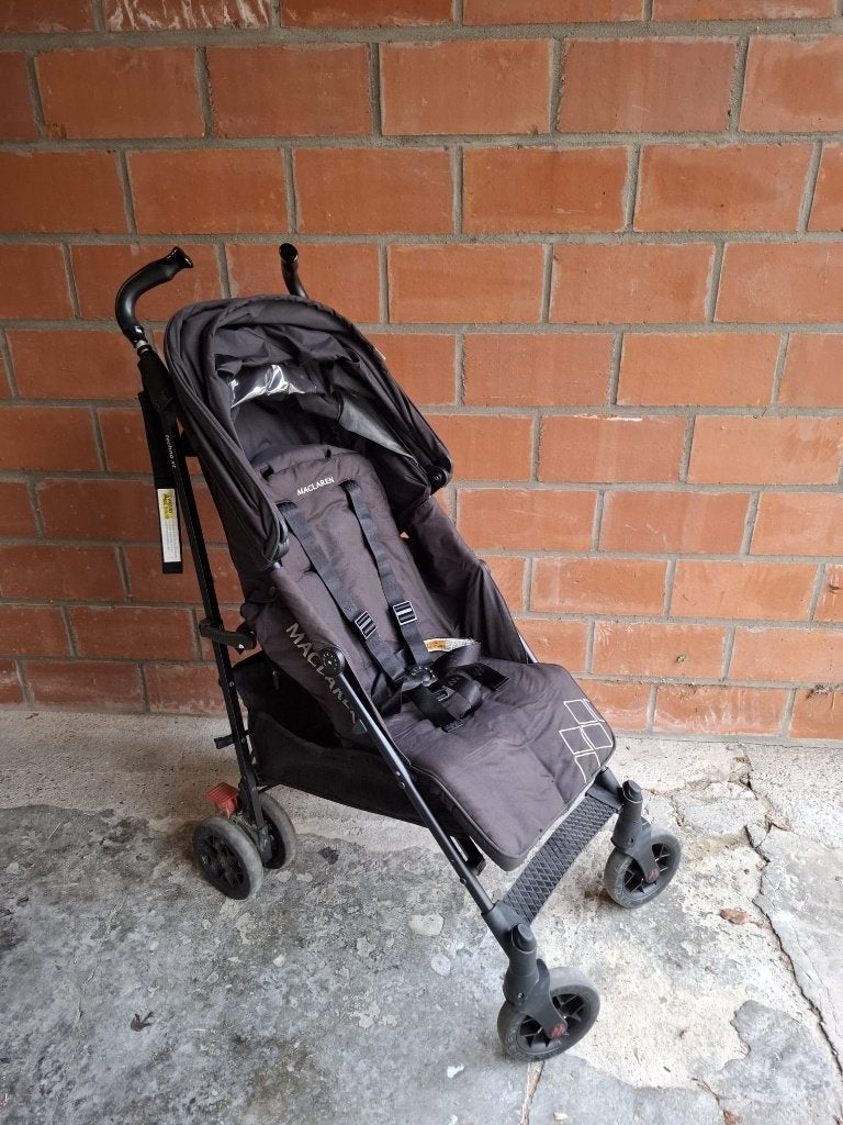 Buggy MaClaren Techno ARC zwart, Ophalen, Gebruikt, Maclaren, Regenhoes
