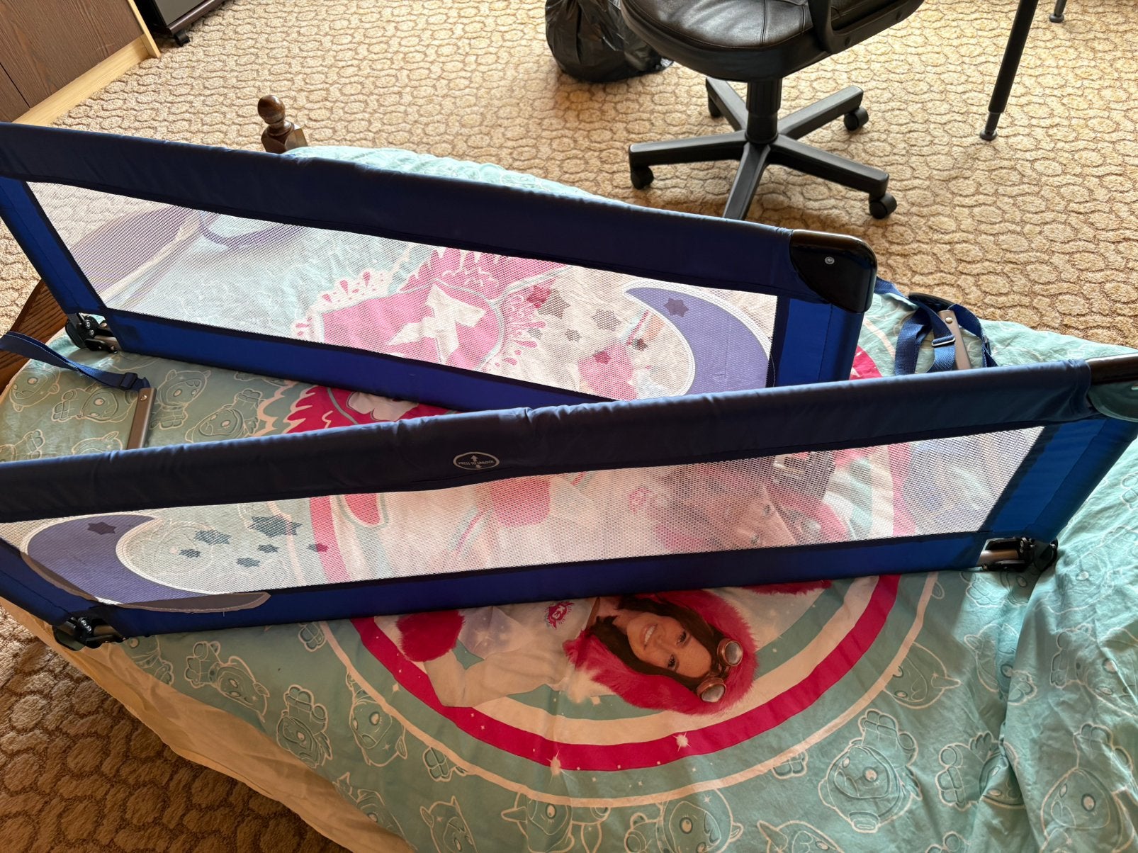 Uitvalbescherming bed, Ophalen, Zo goed als nieuw