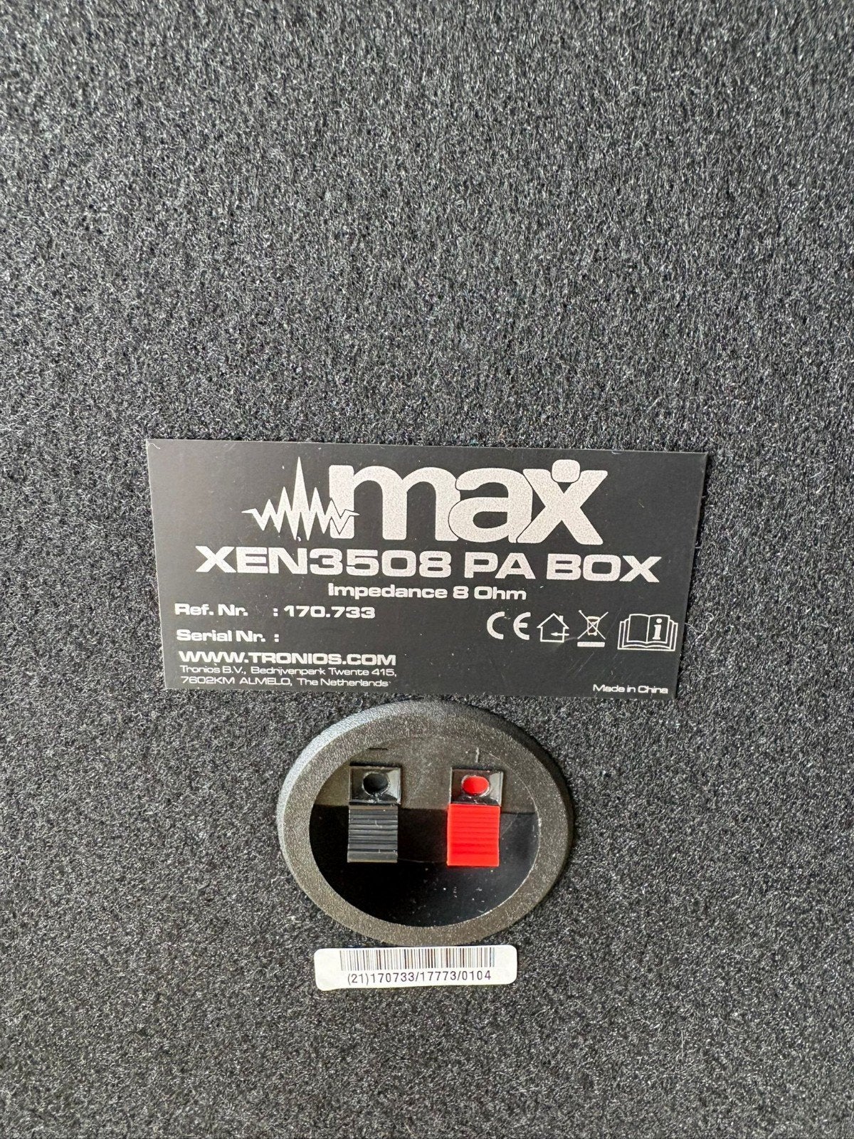 speakers 500 watt, Ophalen