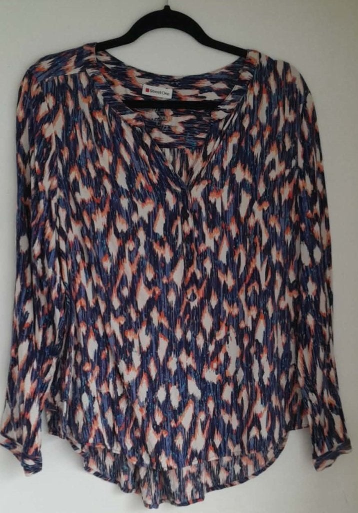 Blouse Street One, Kleding | Dames, Zo goed als nieuw, Verzenden, Blauw, Maat 42/44 (L)