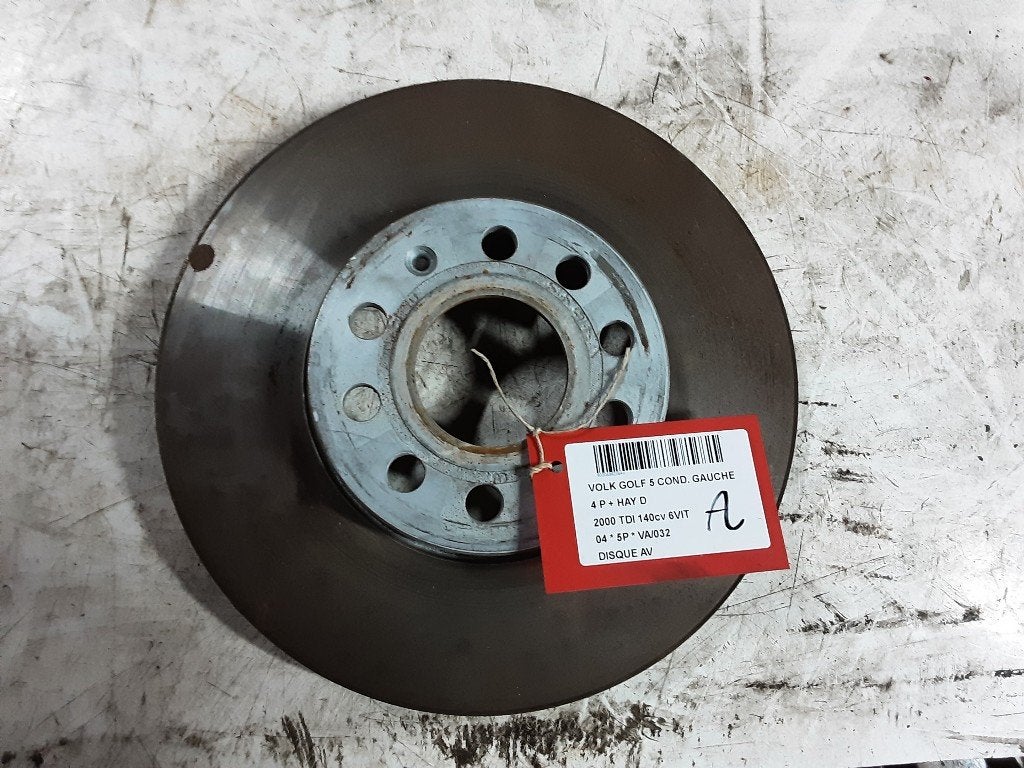 REMSCHIJF VOOR Volkswagen Golf V (1K1) (02-2001/12-2010), Auto-onderdelen, Remmen en Aandrijving, Volkswagen, Gebruikt