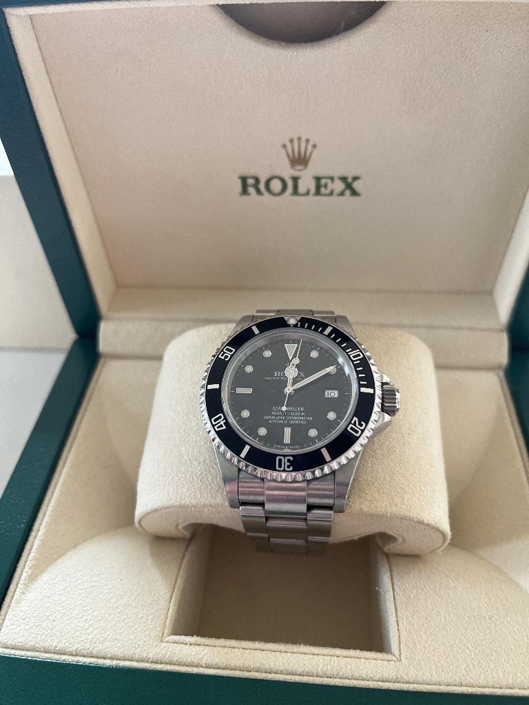 Rolex Sea-Dweller 16600 (2000) Full Set + Rolex Service, Handtassen en Accessoires, Horloges | Heren, Ophalen of Verzenden, Zo goed als nieuw