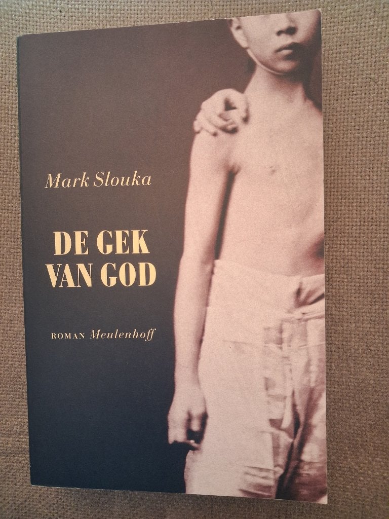 DE GEK VAN GOD - MARK SLOUKA - Siamese tweeling, Boeken, Romans, Ophalen of Verzenden