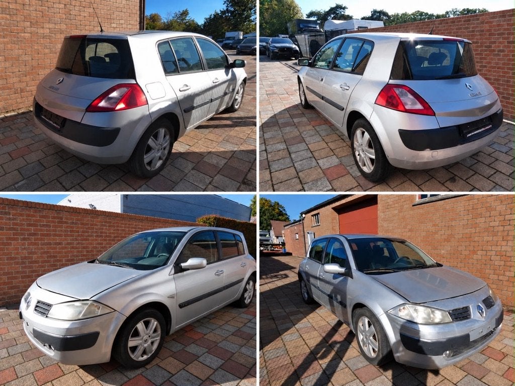 Renault Mégane 1.6 16V — Essence — Euro 4 — 11/2005, Autos, Argent ou Gris, Boîte manuelle, 5 portes, Particulier