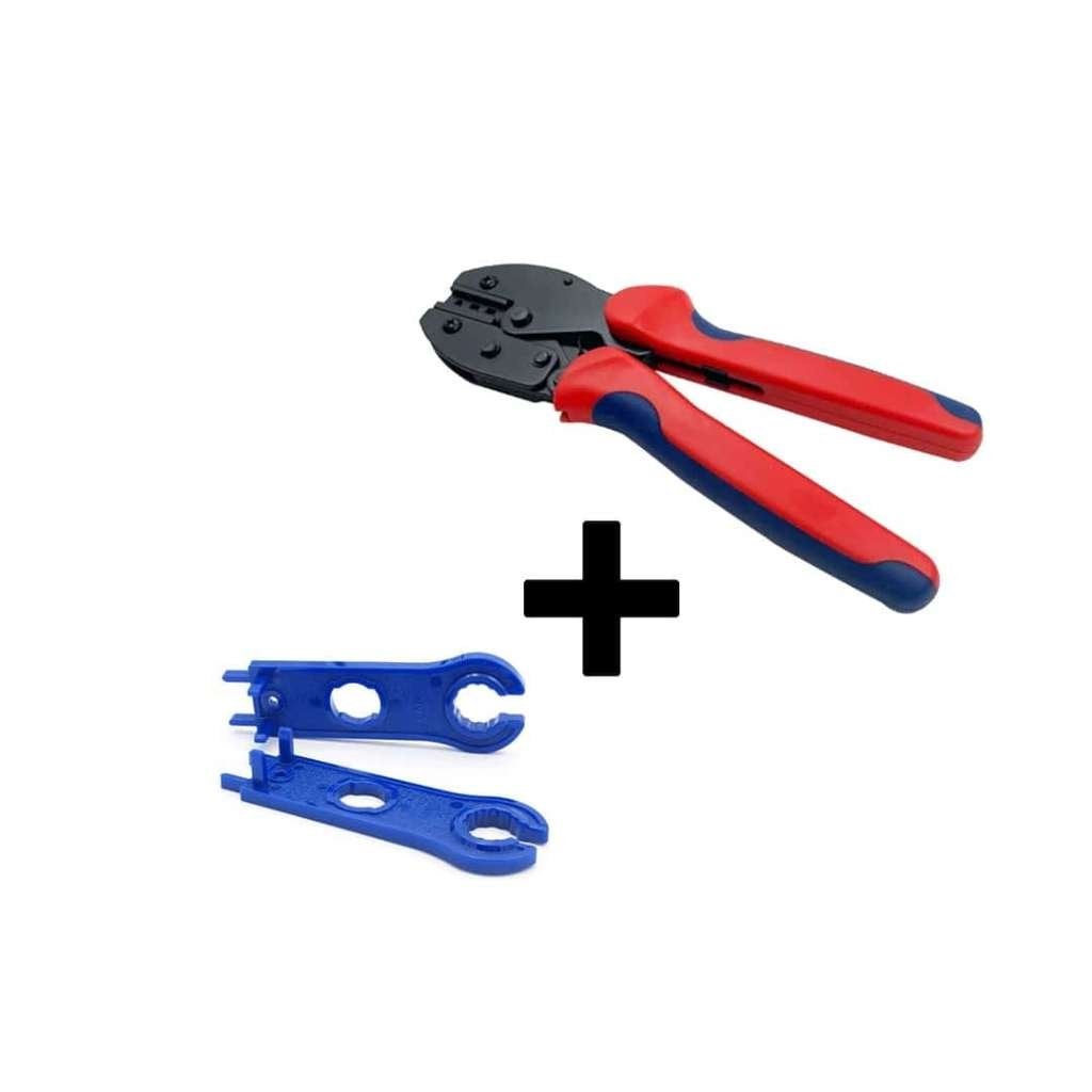 Pince à sertir MC4 2,5 - 4 - 6 mm i, Enlèvement ou Envoi, Neuf, Métal, Bleu