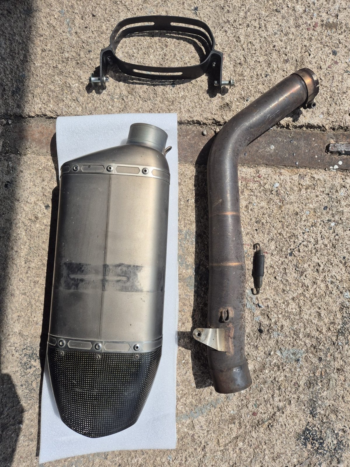 Uitlaat Akrapovic Honda cbr 600 rr pc 40, Enlèvement ou Envoi, Utilisé