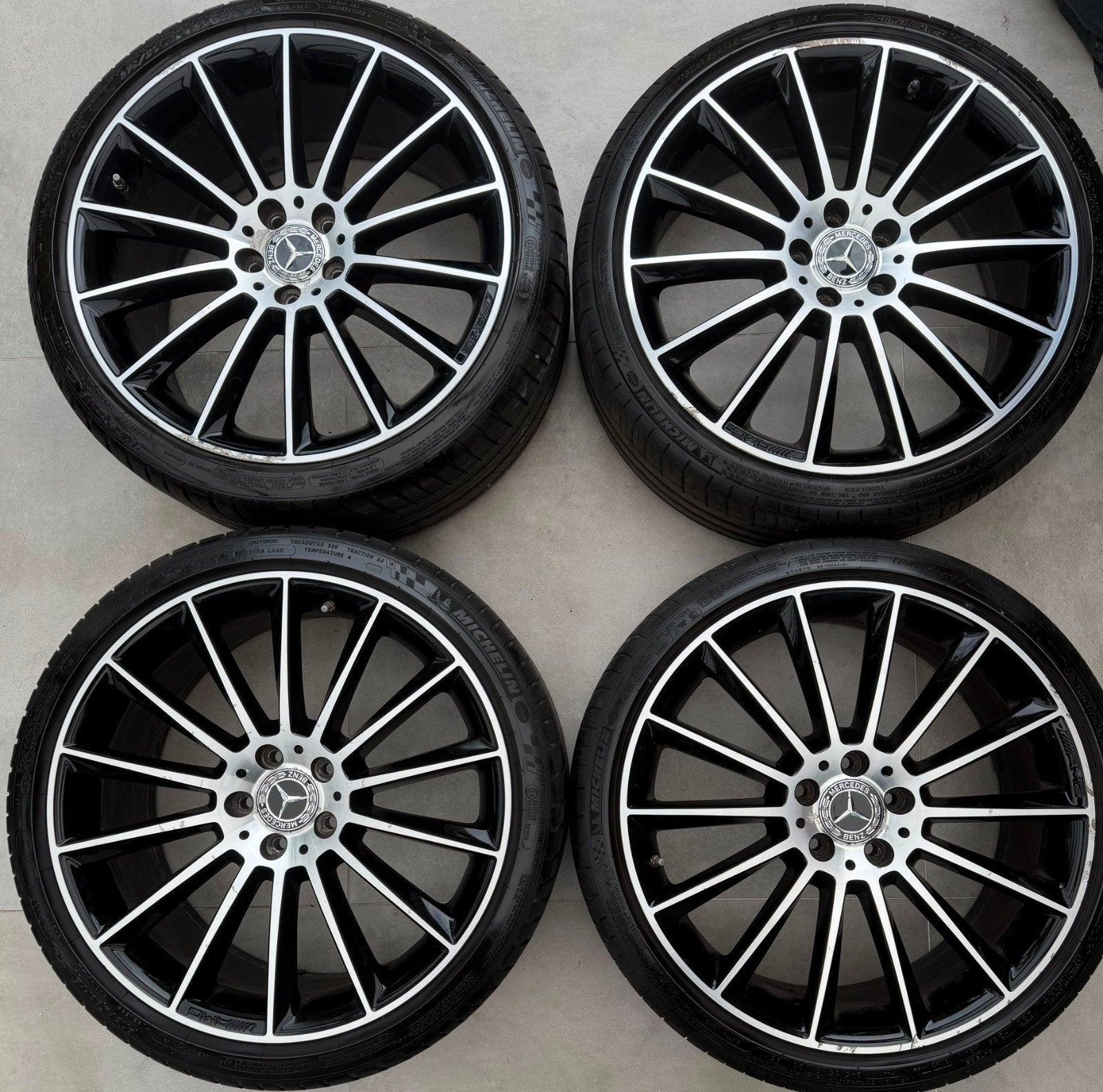 JANTES AMG D'ORIGINE MERCEDES 20 POUCES LES PLUS LARGES AVEC, Pneus et Jantes, Pneus été, Enlèvement, 20 pouces