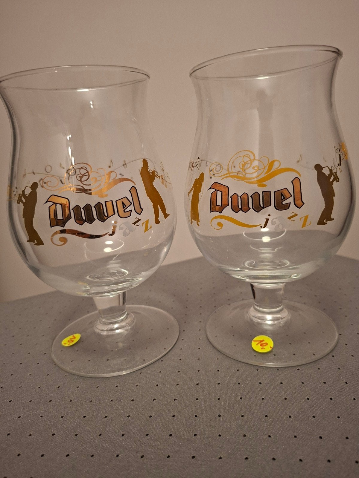 Duvel glazen(2), Collections, Marques de bière, Enlèvement ou Envoi, Duvel