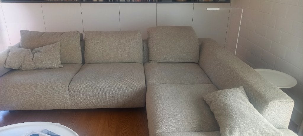 zetel, Ophalen, 250 tot 300 cm, Zo goed als nieuw, Modern, warm gezellig