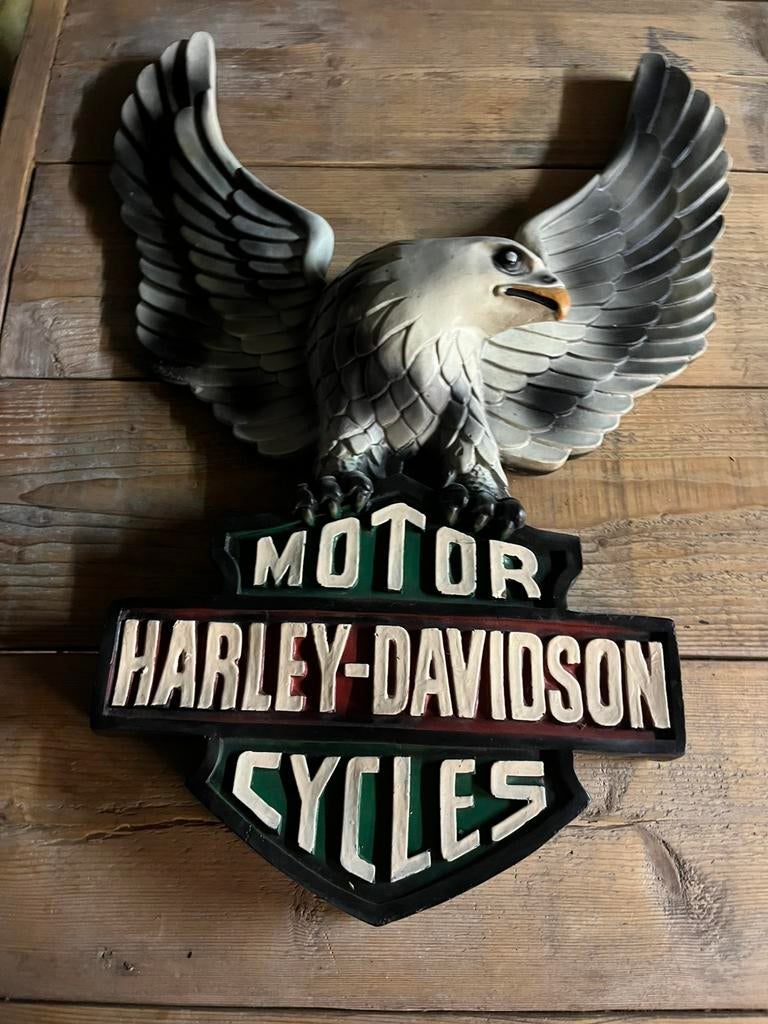 Harley davidson eagle met logo, Motoren, Ophalen