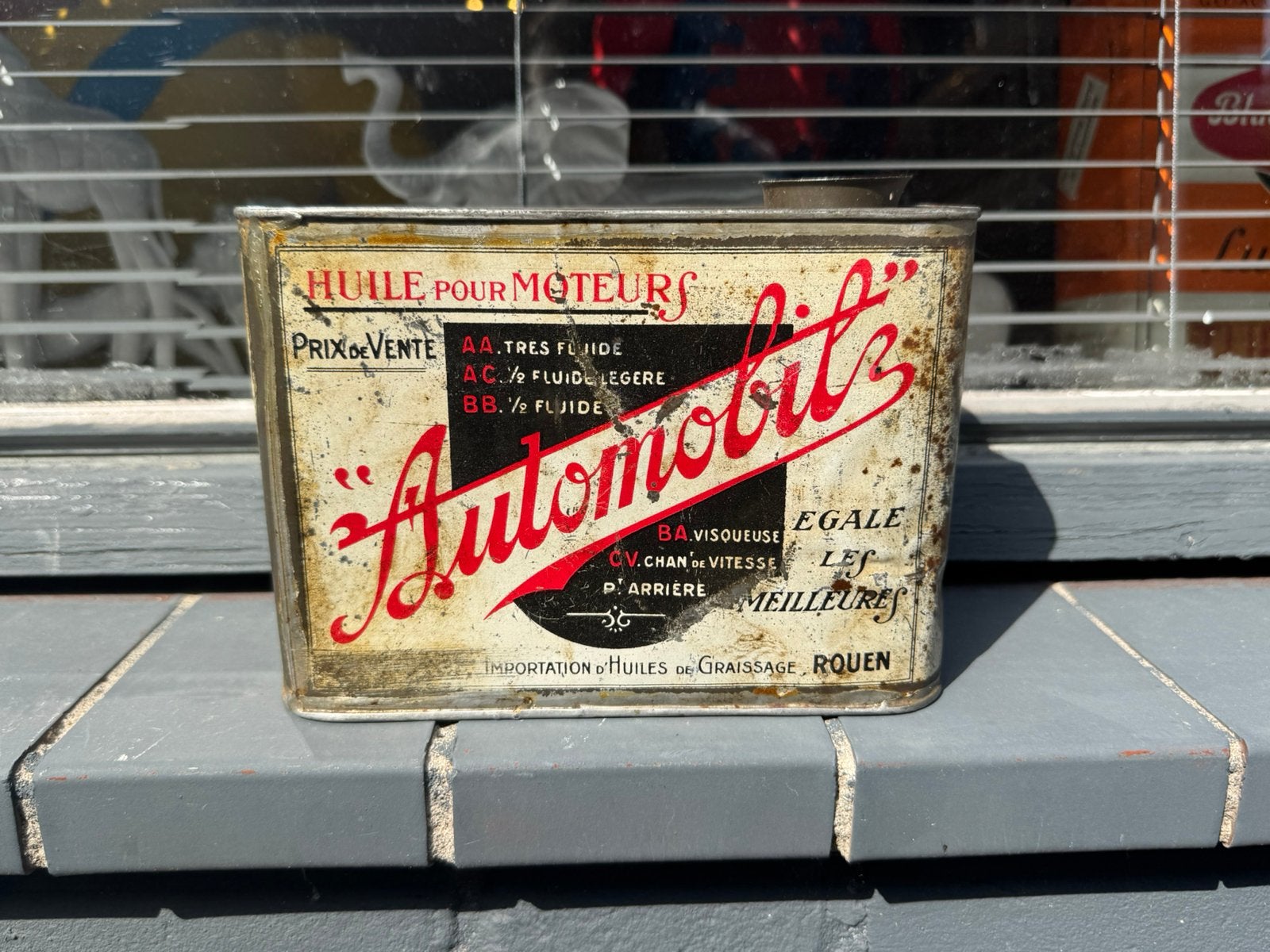 Bidon d'huile Vintage Automobil, Enlèvement ou Envoi, Utilisé, Autre, Autres marques