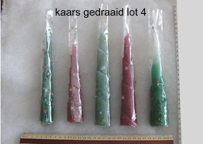 lot kaarsen draaikaars verjaardag  moederdag mama kado 4, Ophalen of Verzenden, Nieuw