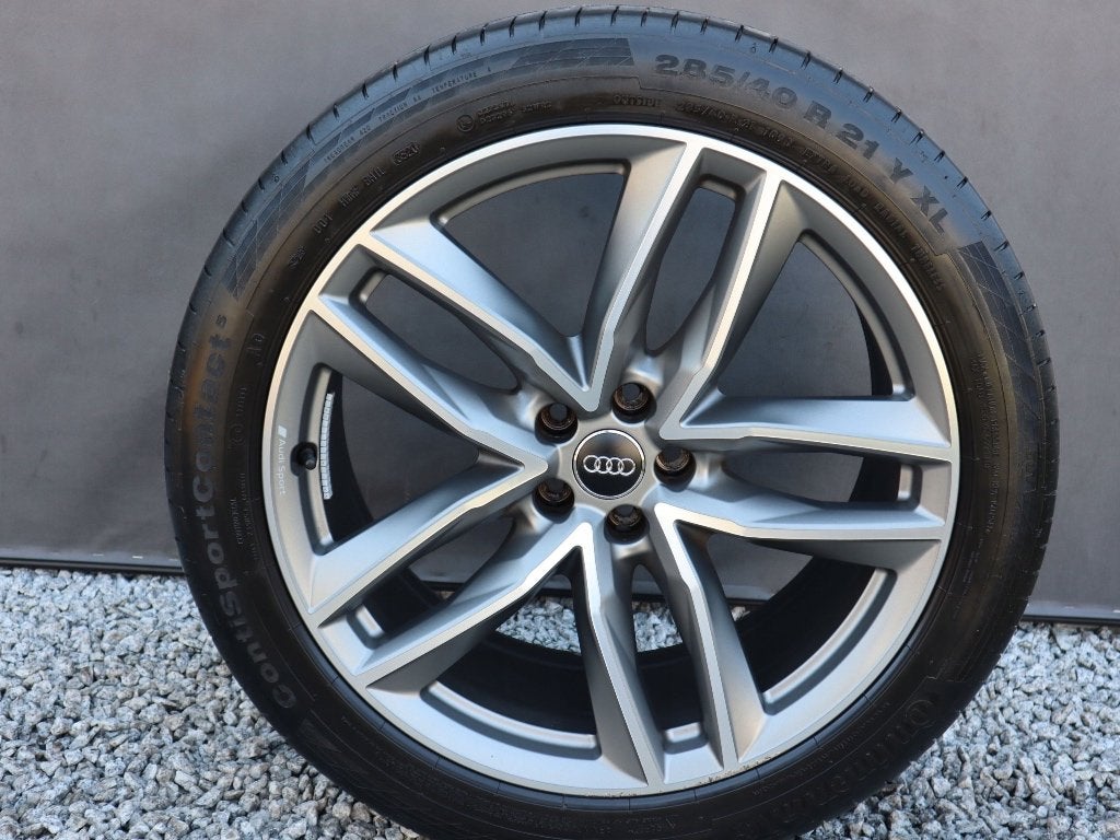 Jantes audi Q7 sport original 21 pouces, Autos : Pièces & Accessoires, Pneus et Jantes, 4 Saisons, 285 mm, 21 pouces