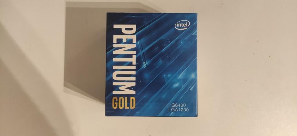 Intel Pentium gold g6400 (NIEUW, ongeopende verpakking), Intel pentium gold g6400, Nieuw, Ophalen of Verzenden, 4 Ghz of meer