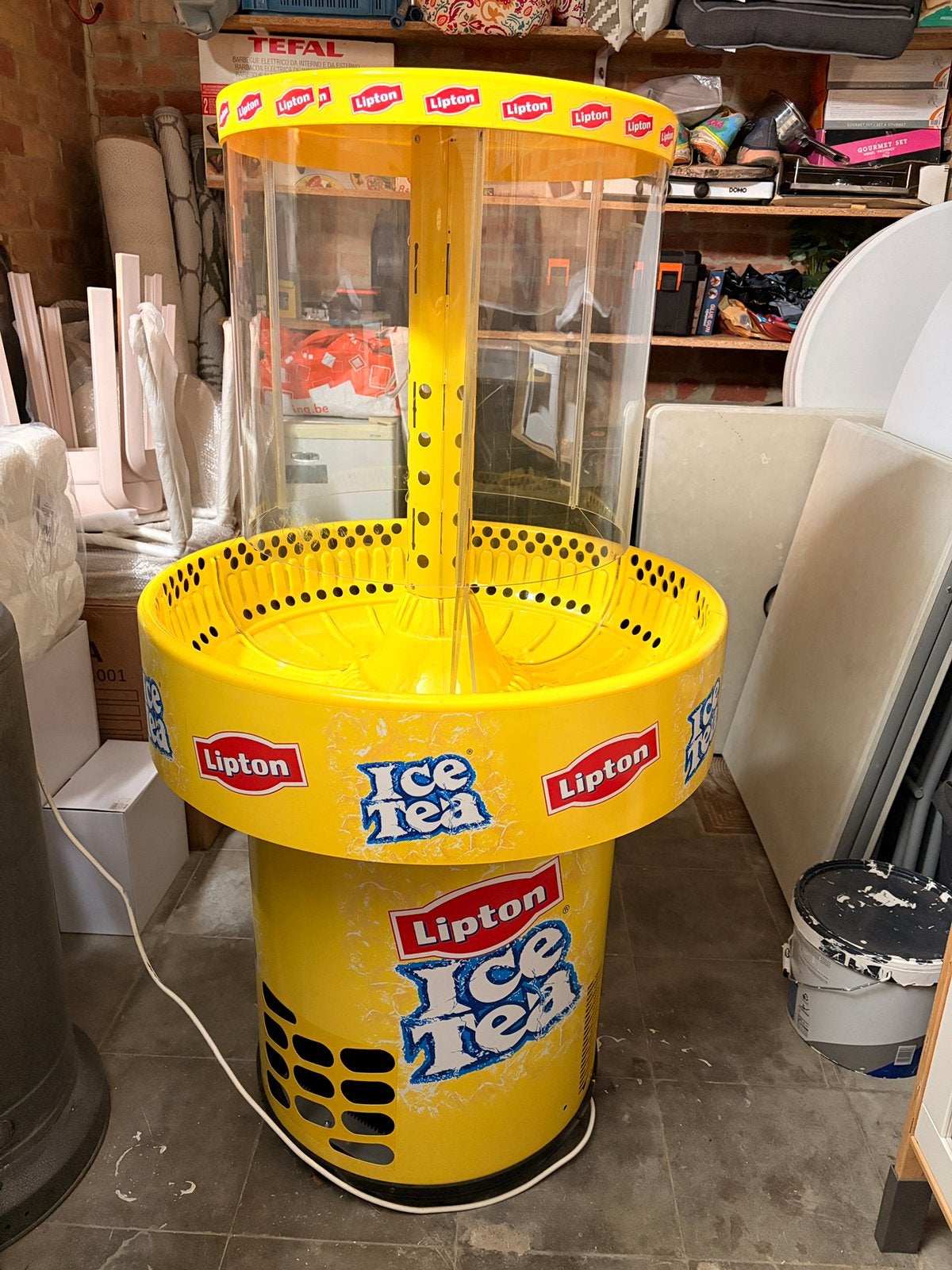 Frigo Lipton, Enlèvement, Utilisé