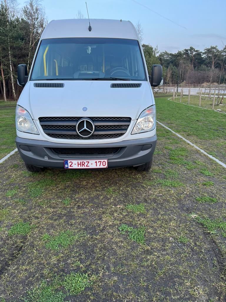 Mercedes sprinter 8+1 met lift achterin, Auto's, Automaat, Euro 5, Stof, Wit