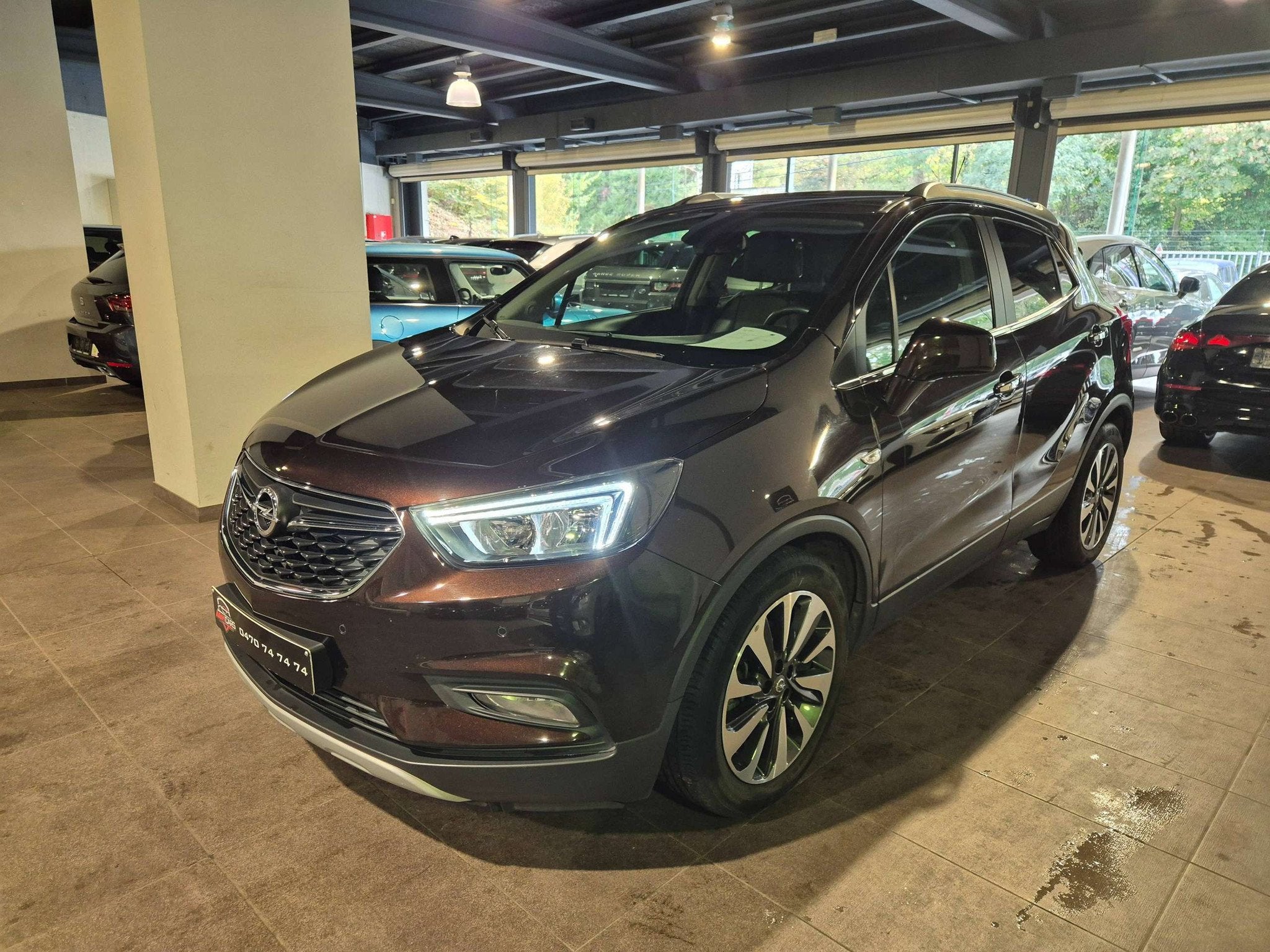 Opel Mokka X Mokka X 1.4 Turbo Innovation (bj 2017), Auto's, Gebruikt, Bruin, Overige brandstoffen, Bluetooth