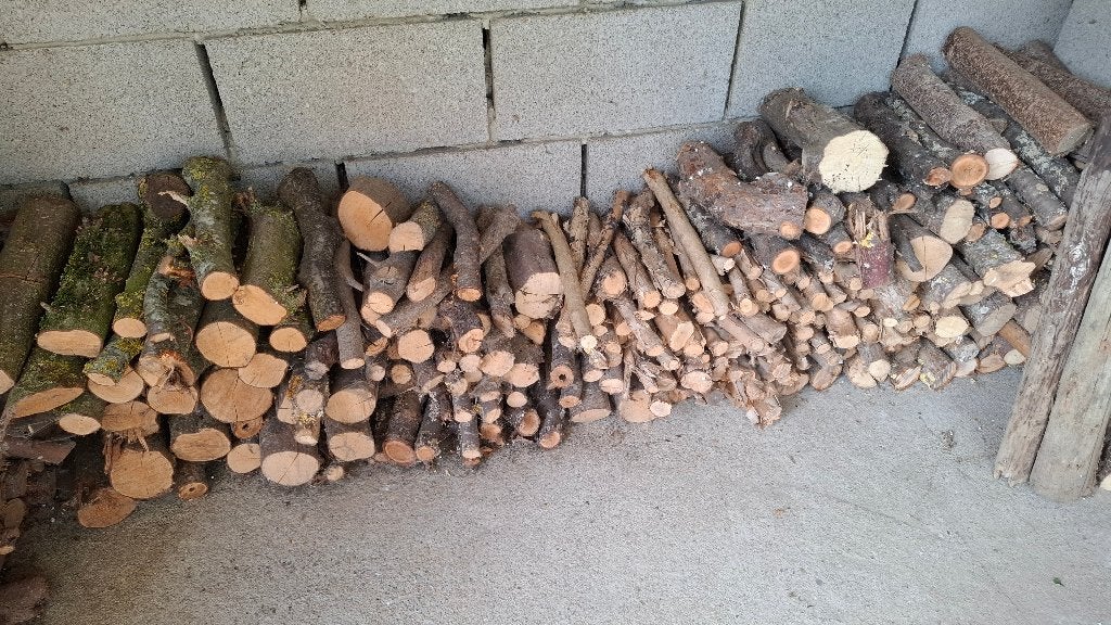 brandhout van verschillende soorten hout, Moins de 3 m³, Enlèvement, Autres essences de bois, Branches