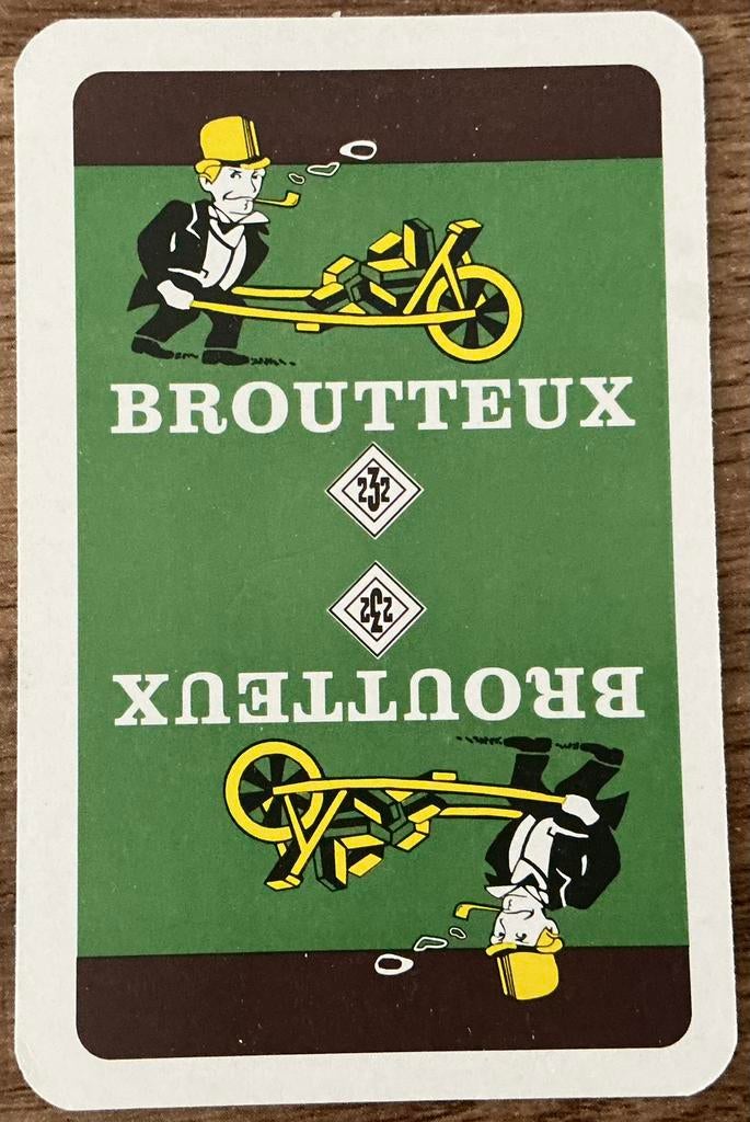 Speelkaart TABAK BROUTTEUX, Verzamelen, Ophalen of Verzenden, Zo goed als nieuw, Speelkaart(en)