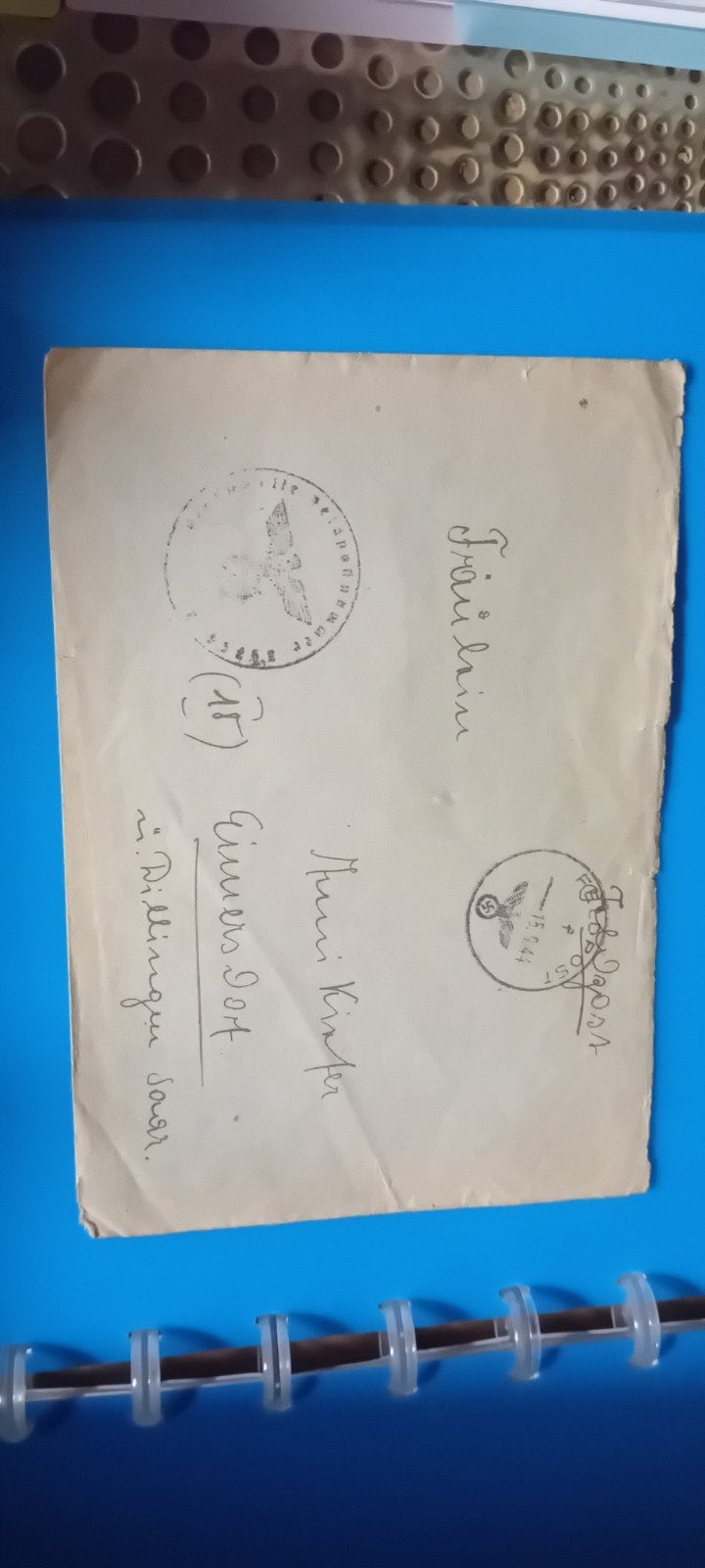 Duitse feldpostenvelop WWll. Bieden, oph/verz, Verzamelen, Ophalen, Landmacht, Overige typen