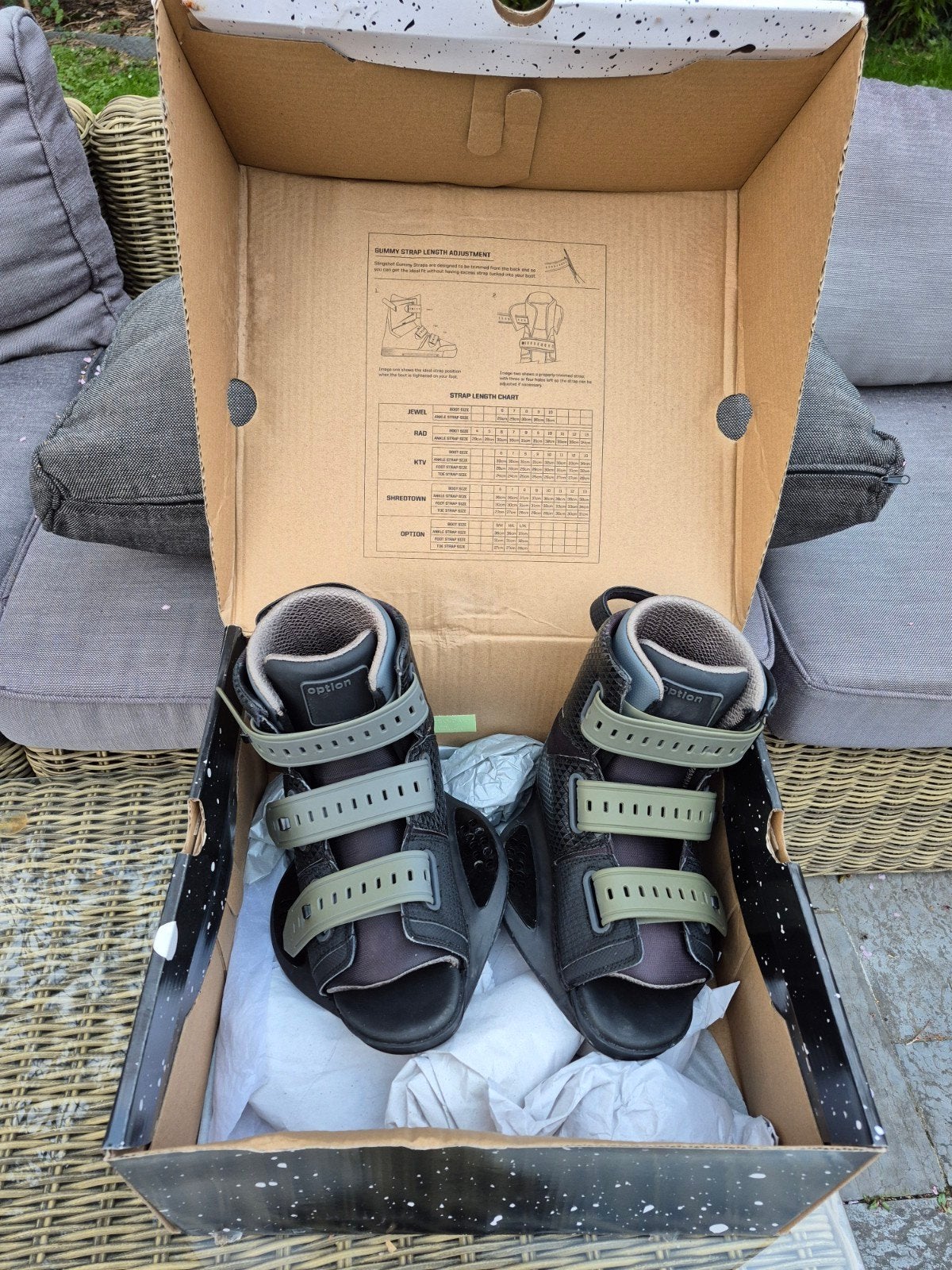 chaussure wake ouverte, Watersport en Boten, Wakeboarden, Gebruikt, Schoenen