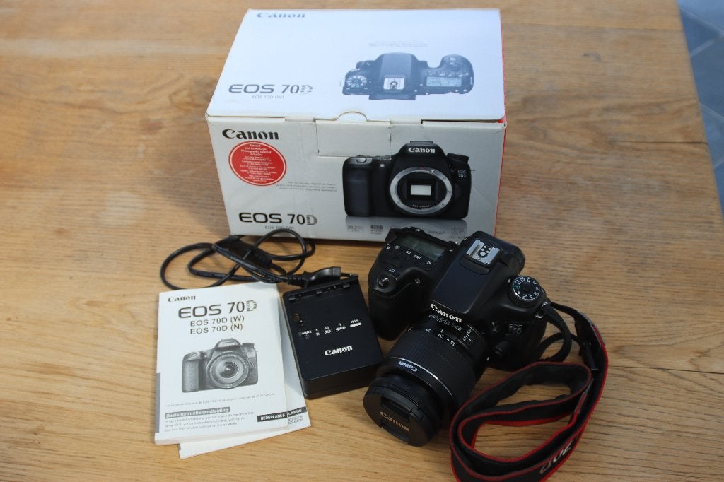 digitale camera Canon Eos 70D, Ophalen, Gebruikt, Geheugenkaart, Canon