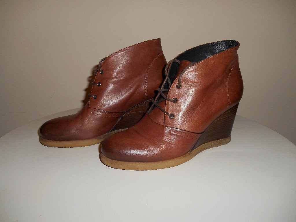 Alberto Fermani enkellaars met sleehak, Kleding | Dames, Ophalen, Alberto Fermani, Bruin, Lage of Enkellaarzen