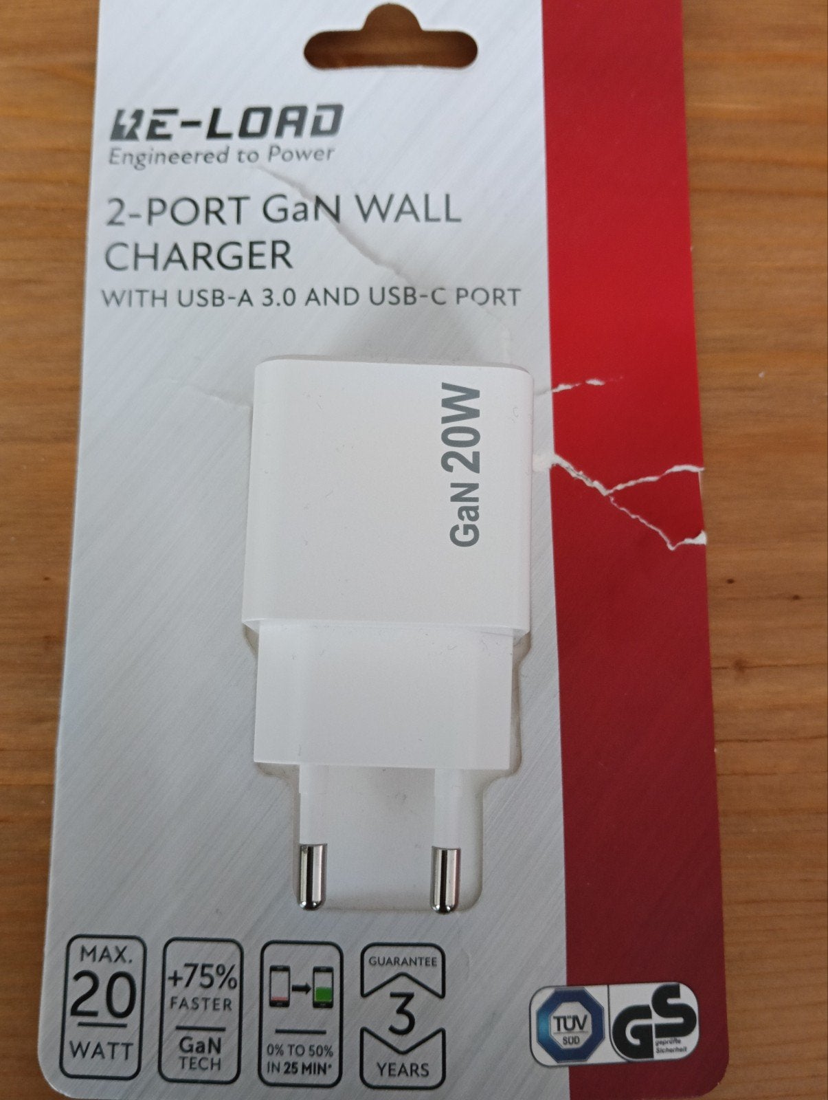 SNELLADER max. 20 Watt - 2 laadpoorten  USB-A 3.0 + USB-C, Télécoms, Chargeur rapide, Autres marques, Universel, Comme neuf