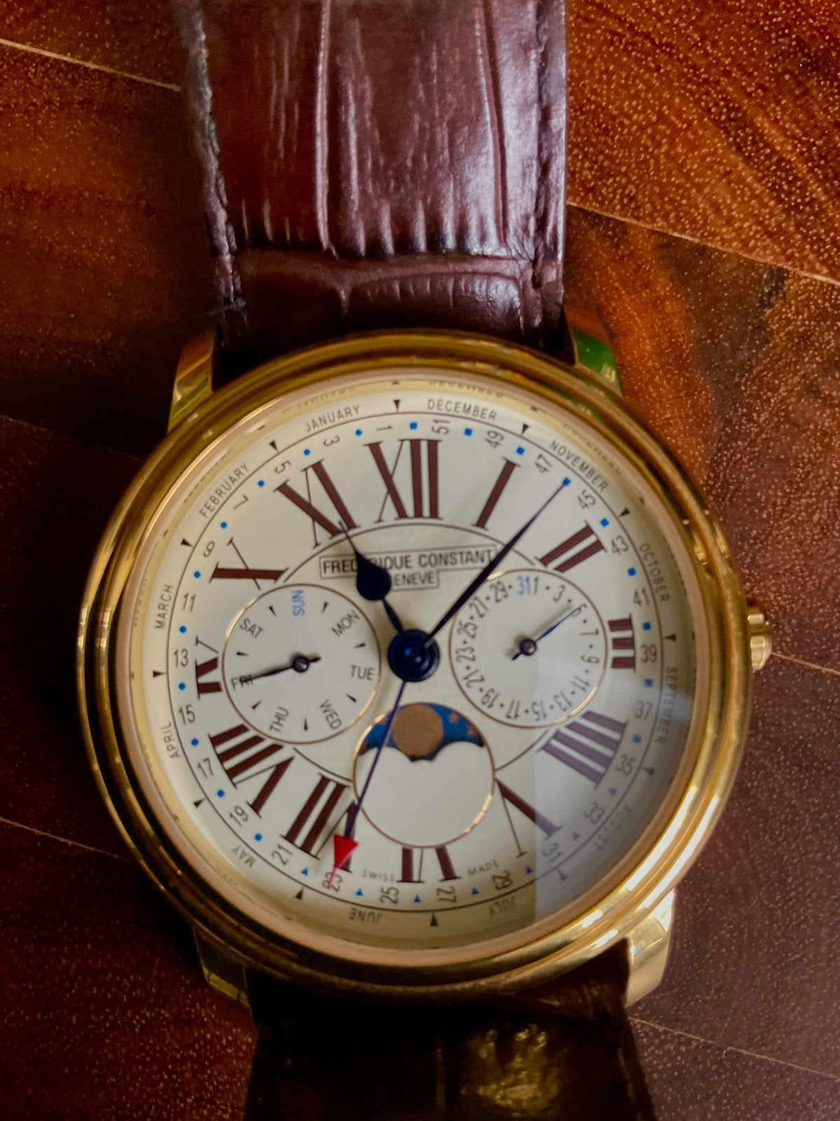 Frederique Constant timer, Handtassen en Accessoires, Horloges | Heren, Ophalen of Verzenden