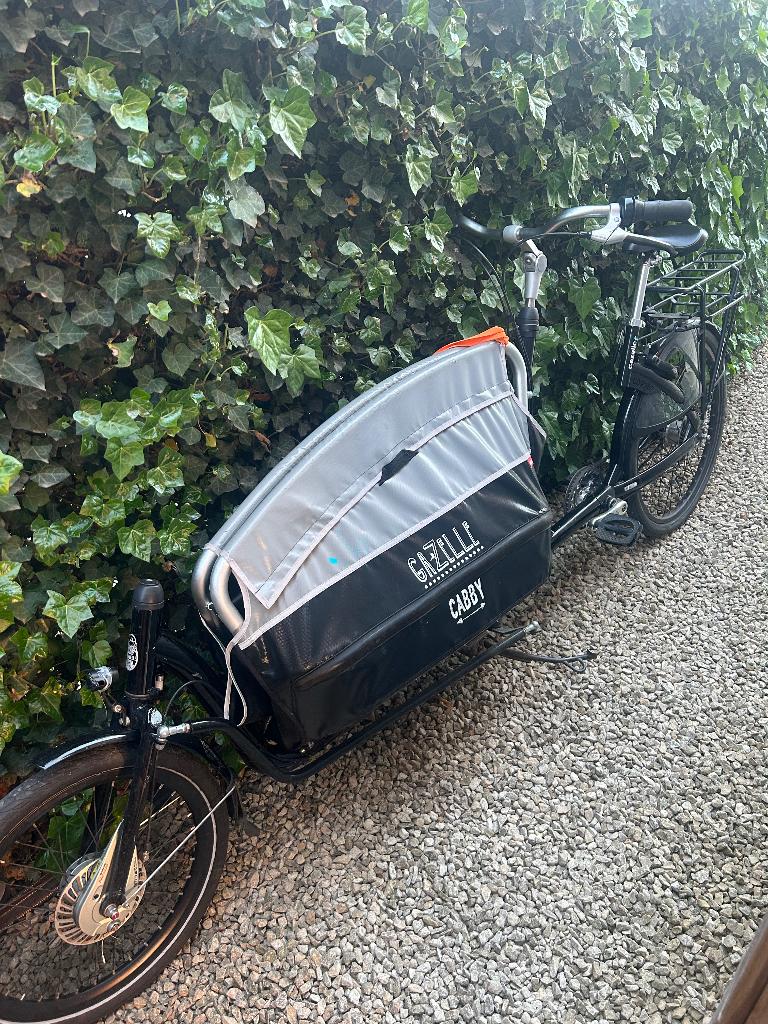 Gazelle bakfiets (niet elektrisch), Vélos & Vélomoteurs, Vélos | Vélos avec bac, Utilisé, Gazelle, 3 enfants, Pliable, Enlèvement