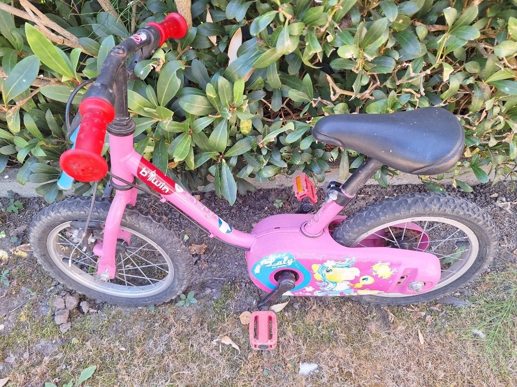 Kinderfiets B-Twin, Ophalen