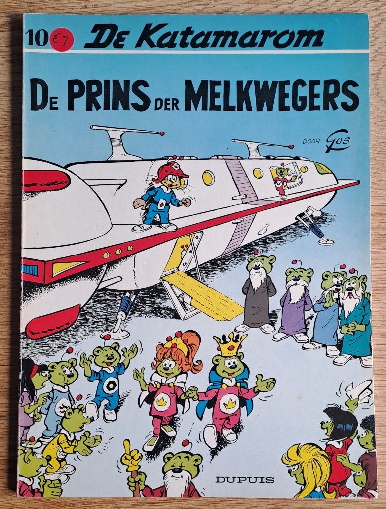 10 - De Katamarom - De Prins der Melkwegers, Boeken, Gelezen, Walt & Gos, Eén stripboek, Ophalen of Verzenden