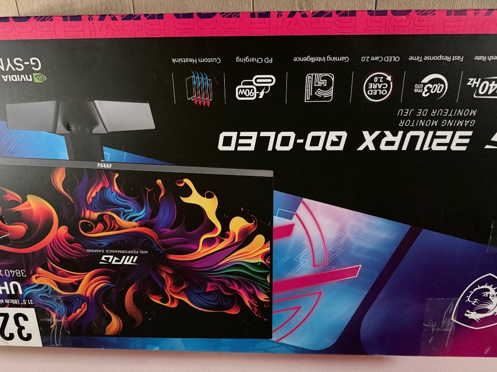Qd Oled 4k 240hz 32 inch 2 maand oud, Computers en Software, Monitoren, Ophalen