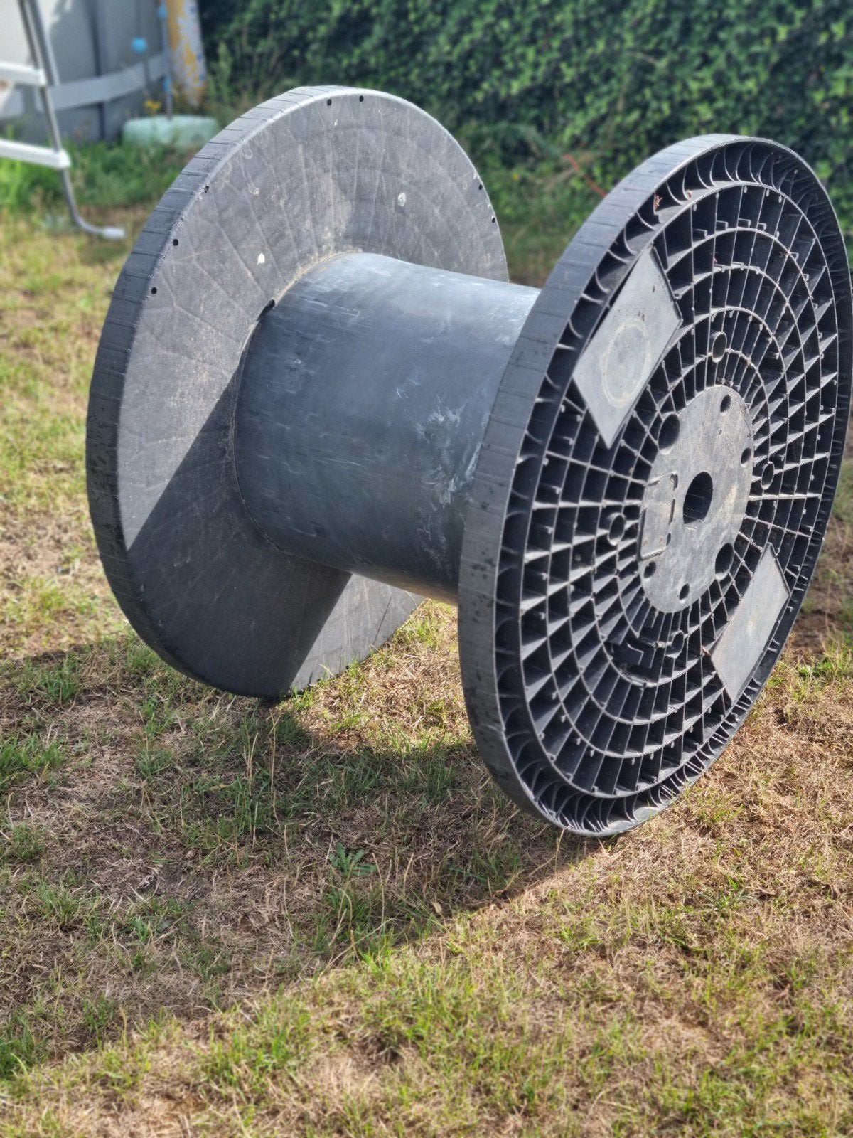 bobijn plastic, Ophalen, Gebruikt