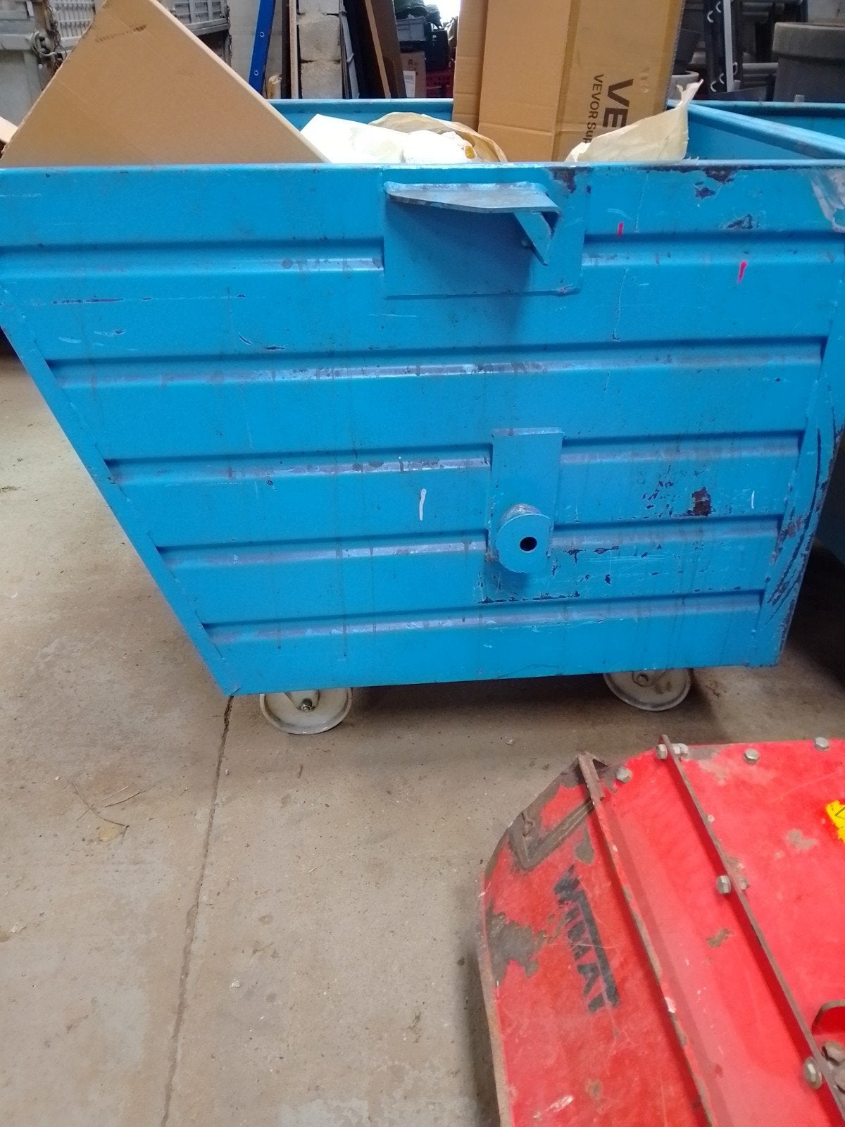 kiepbak / container BSK 90, Ophalen