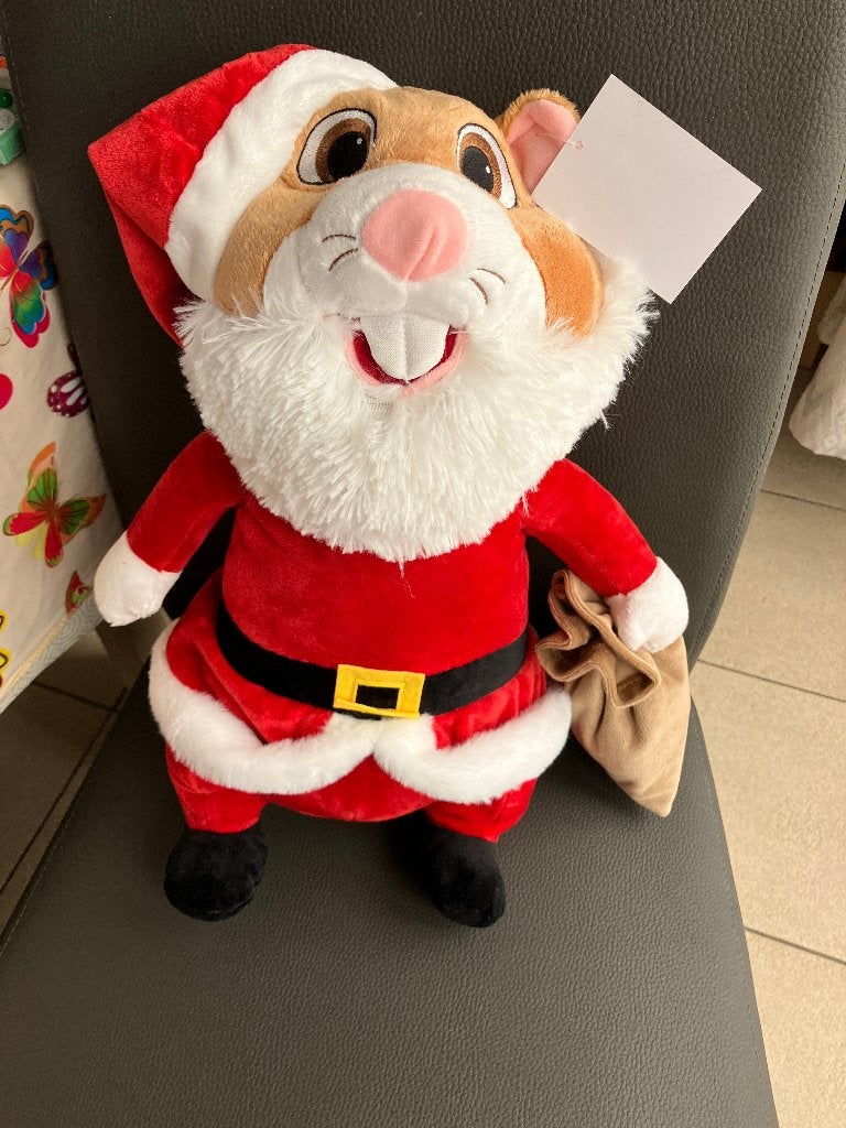 Nieuwe XL Albert Heijn ( ah ) hamster - Kerstman, Kinderen en Baby's, Ophalen of Verzenden, Nieuw, Hamster, Albert Heijn