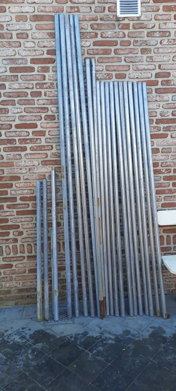 metalen buizen 38 mm, Ophalen