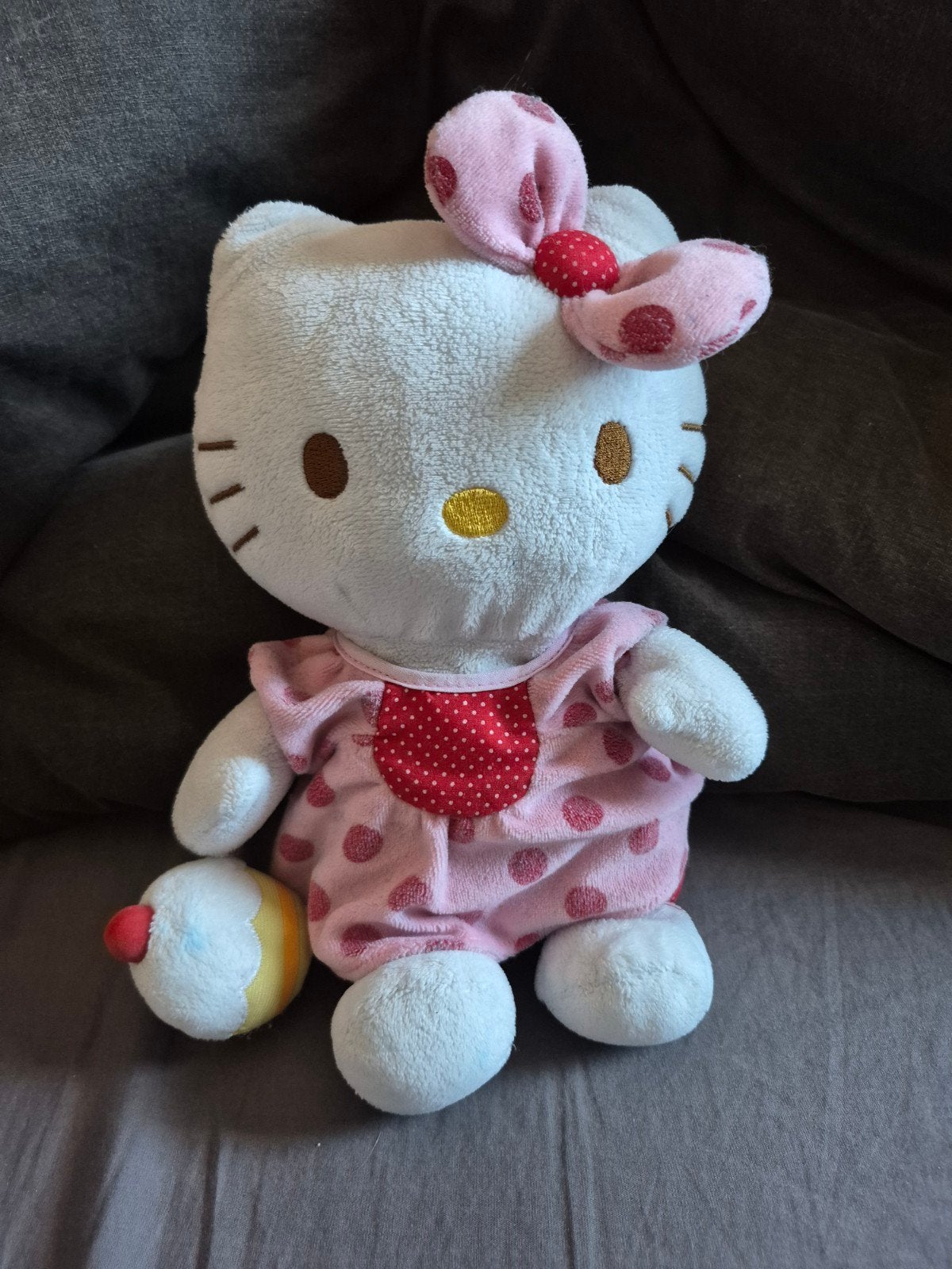 hello kitty knuffel gebruikte staat maar nog goed, Hello Kitty, Ophalen of Verzenden