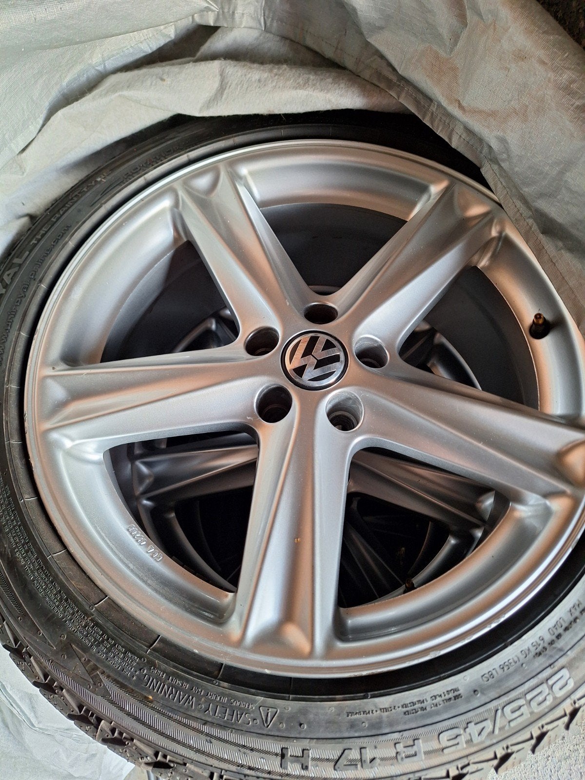 Borbet velgen 5x100 17inch, Ophalen, Gebruikt, 17 inch, Winterbanden