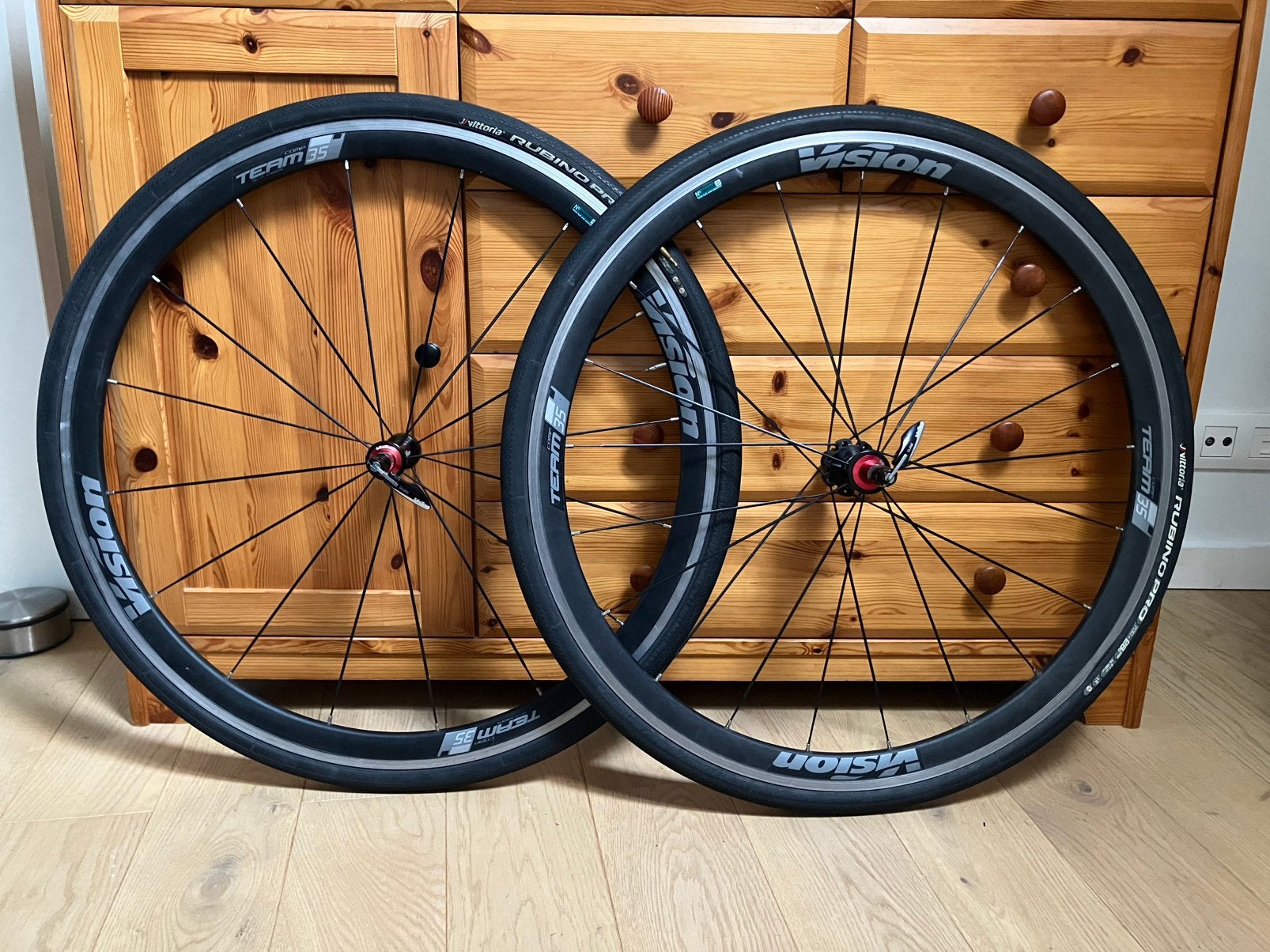 Vision comp team 35 alluminium wielset, Fietsen en Brommers, Gebruikt, Aluminium, Racefiets, Ophalen
