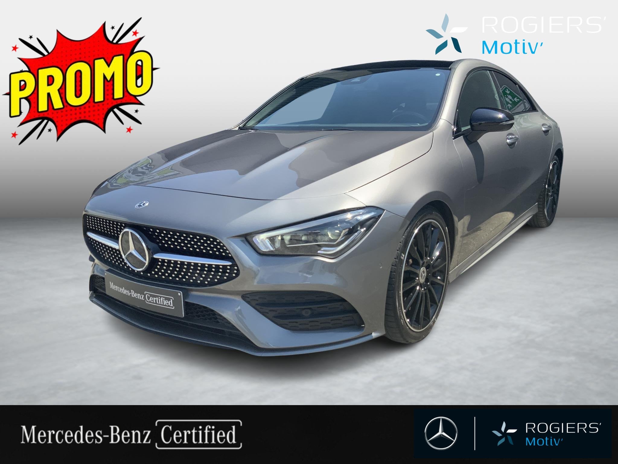 Mercedes-Benz CLA-klasse CLA 200 AMG Line, Auto's, Stof, Gebruikt, Zwart, 4 cilinders